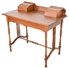 Used Stickley Brothers American Colonial Maple Writing Desk, Newly Refinished