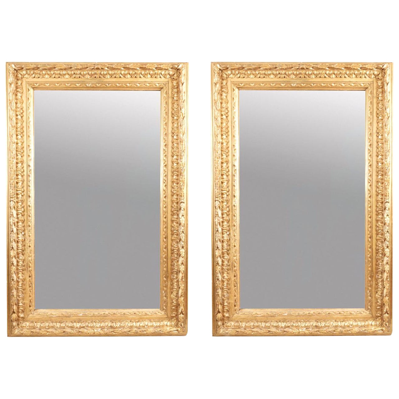 Pair Of Overmantle Mirrors - 2 For Sale on 1stDibs