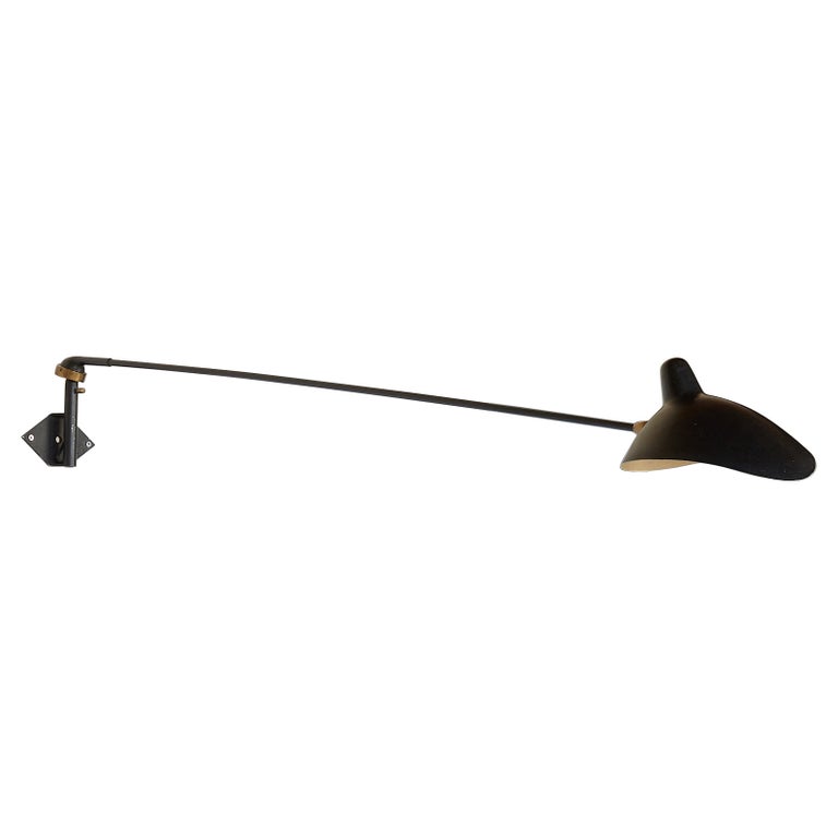 Rare Serge Mouille Swinging Wall Lamp c. 1953 For Sale at 1stDibs