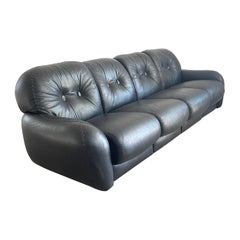 Vintage Adriano Piazzesi Leather Sofa