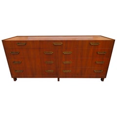 Retro Magnificent Michael Taylor Baker Campaign Chest Mid-Century Modern
