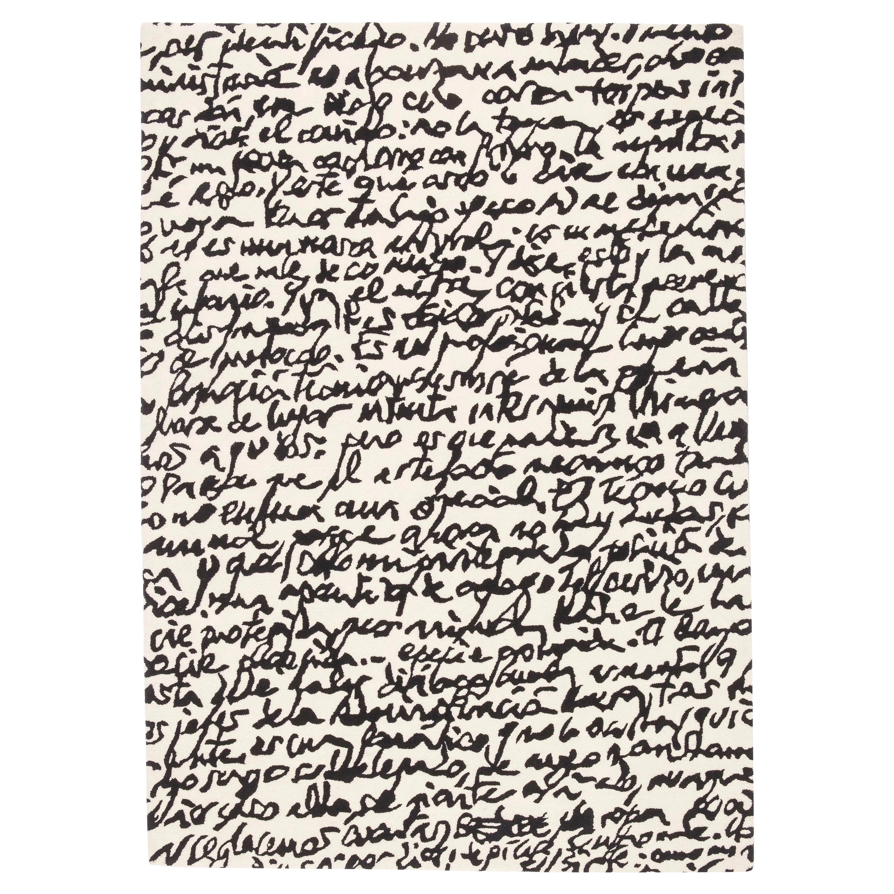 Alfombra "Manuscrit" tejida a mano por Joaquim Ruiz Millet para Nanimarquina en venta