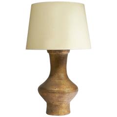 Maison Jansen Golden Plaster Lamp, 1940s 12