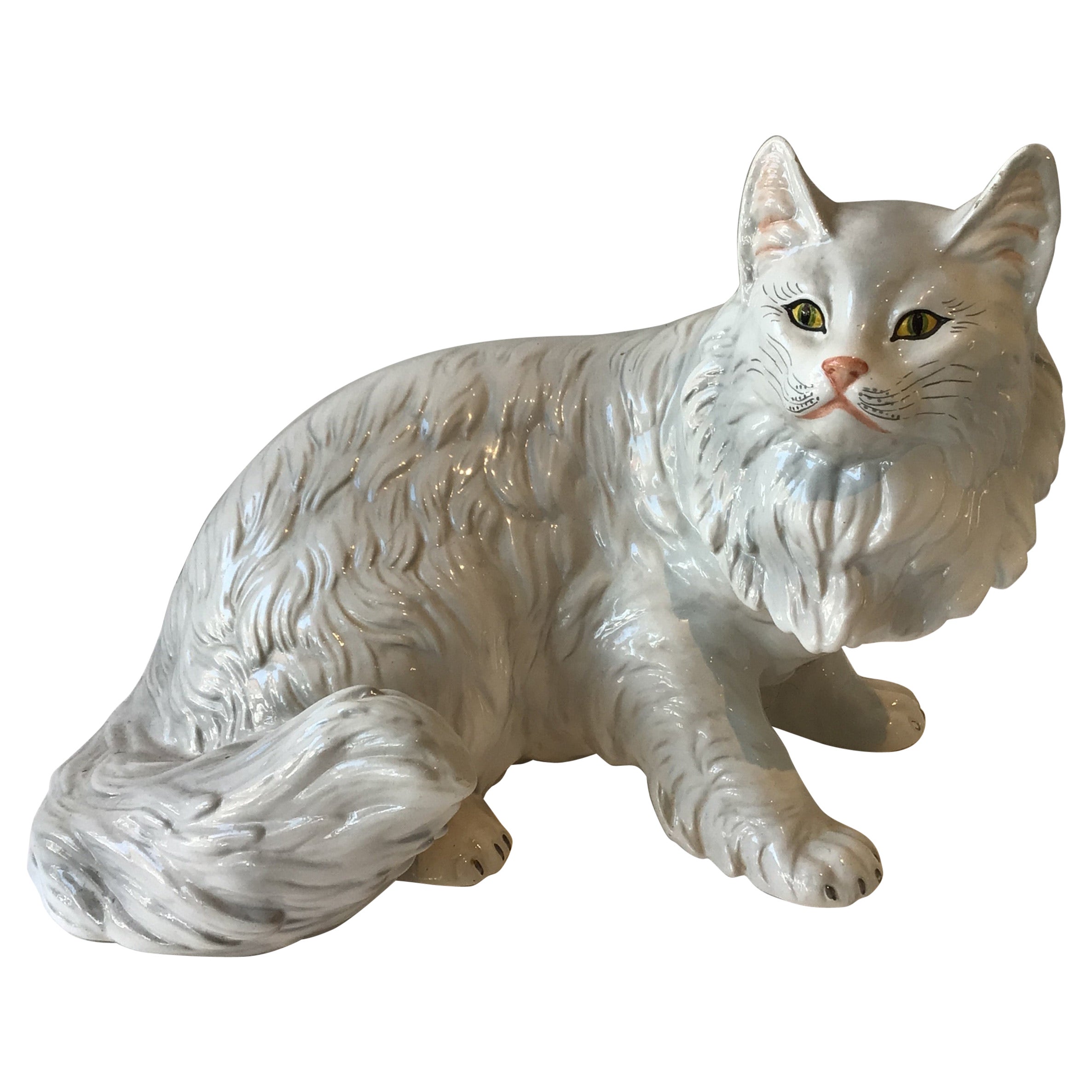 1960s Italian Ceramic Cat