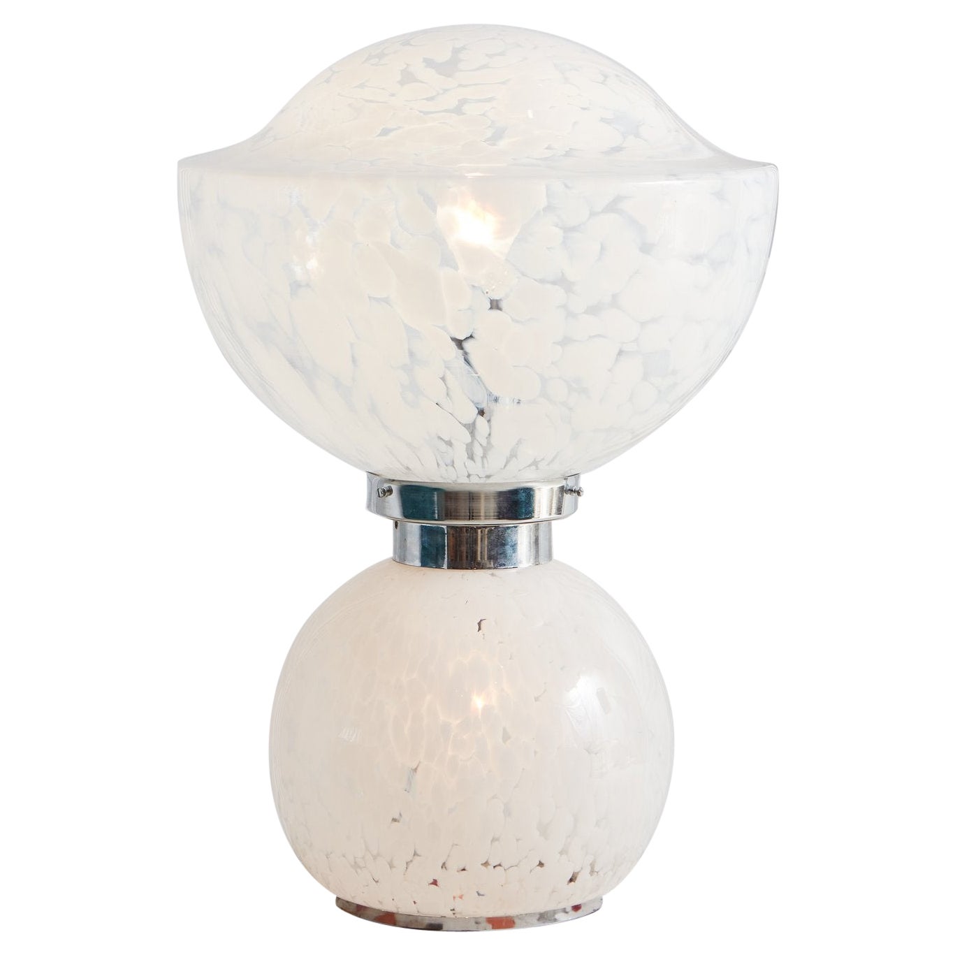 Hand Blown Glass Table Lamp in the Style of Carlo Nason, Italy 1970s