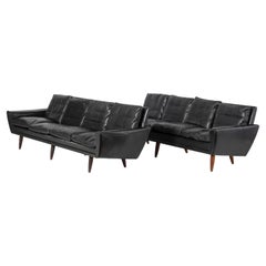 Pair of Mid-Century Danish Leather Sofas - Georg Thams