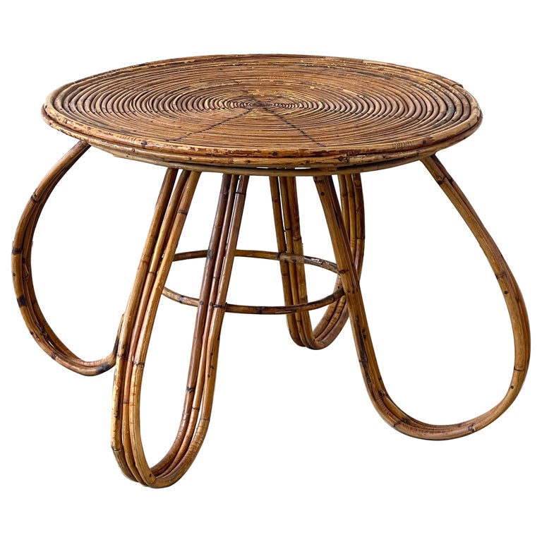 Bamboo Side Table at 1stDibs