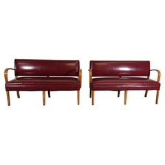 1950's Railroad Bench Set of 2