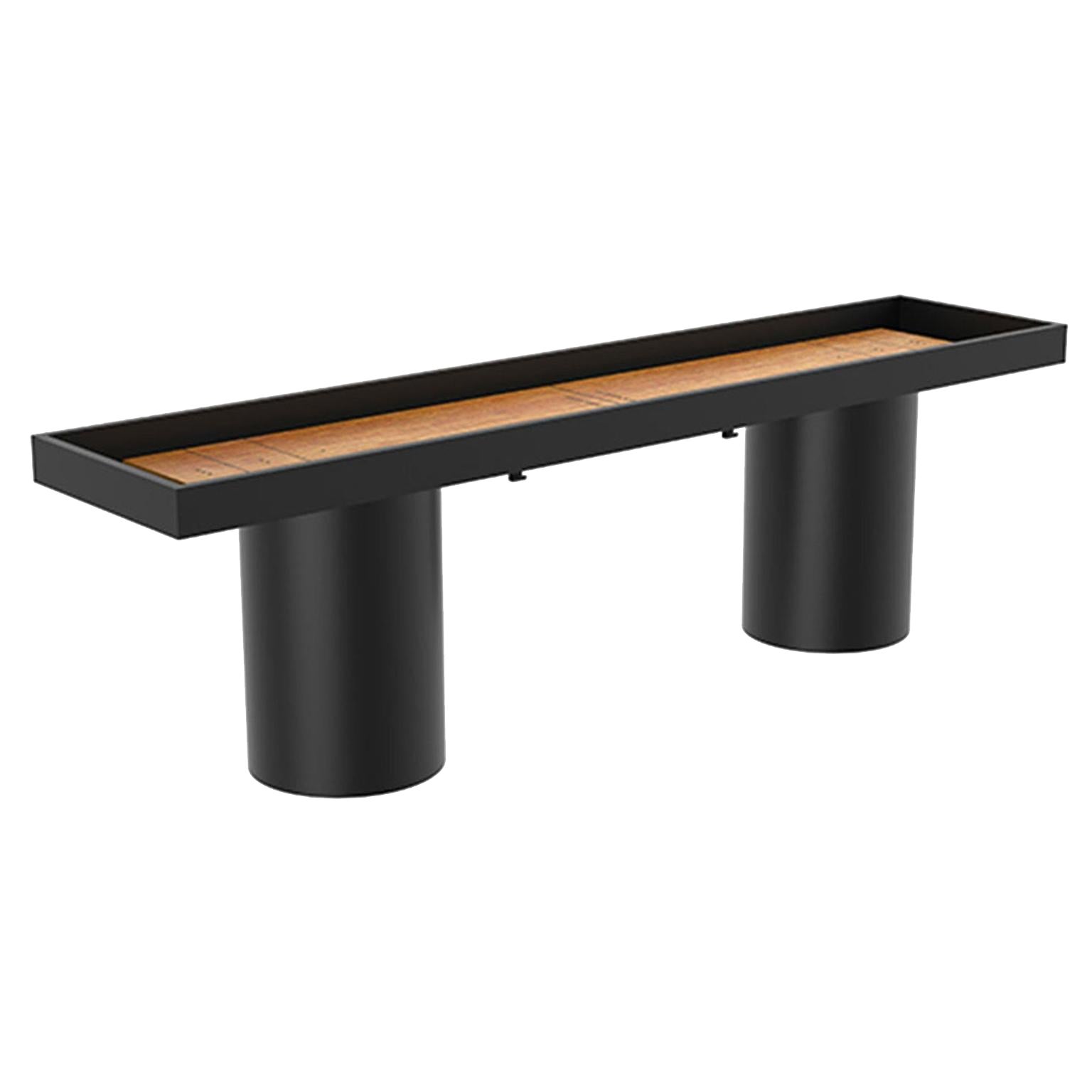 9' Customizable Modern "Column" Outdoor Shuffleboard Table For Sale