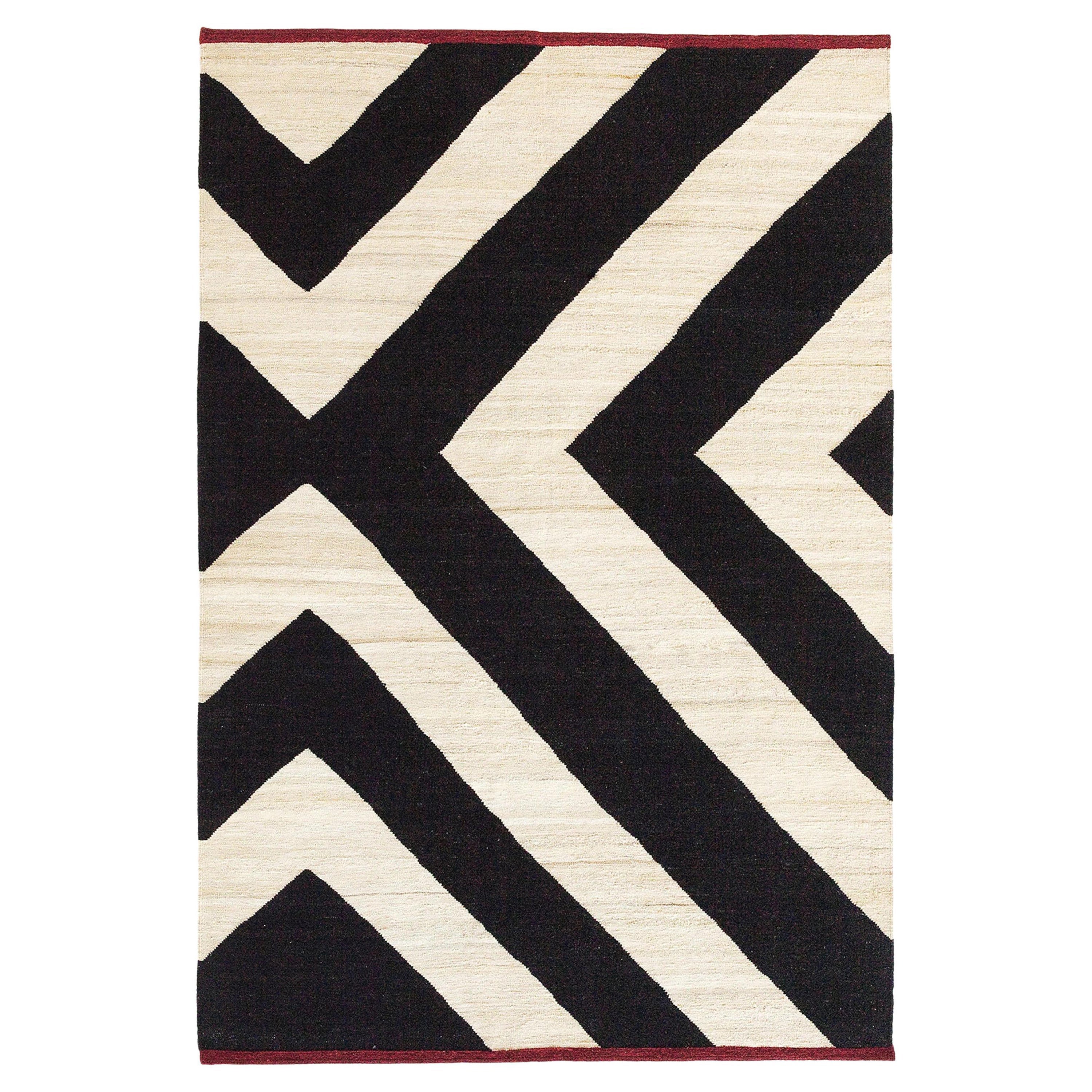 Großer handgewebter Teppich „Mlange Zoom“ von Sybilla für Nanimarquina