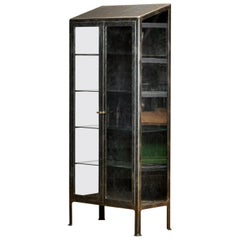 Used Riveted Medical Cabinet, Circa 1910