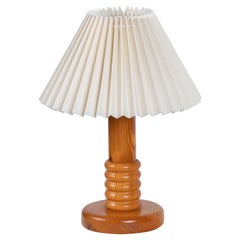 Table Lamp, Pine, Sweden, 1970