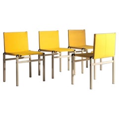 Four Italian Mastro Chairs by Afra & Tobia Scarpa, c.1970s