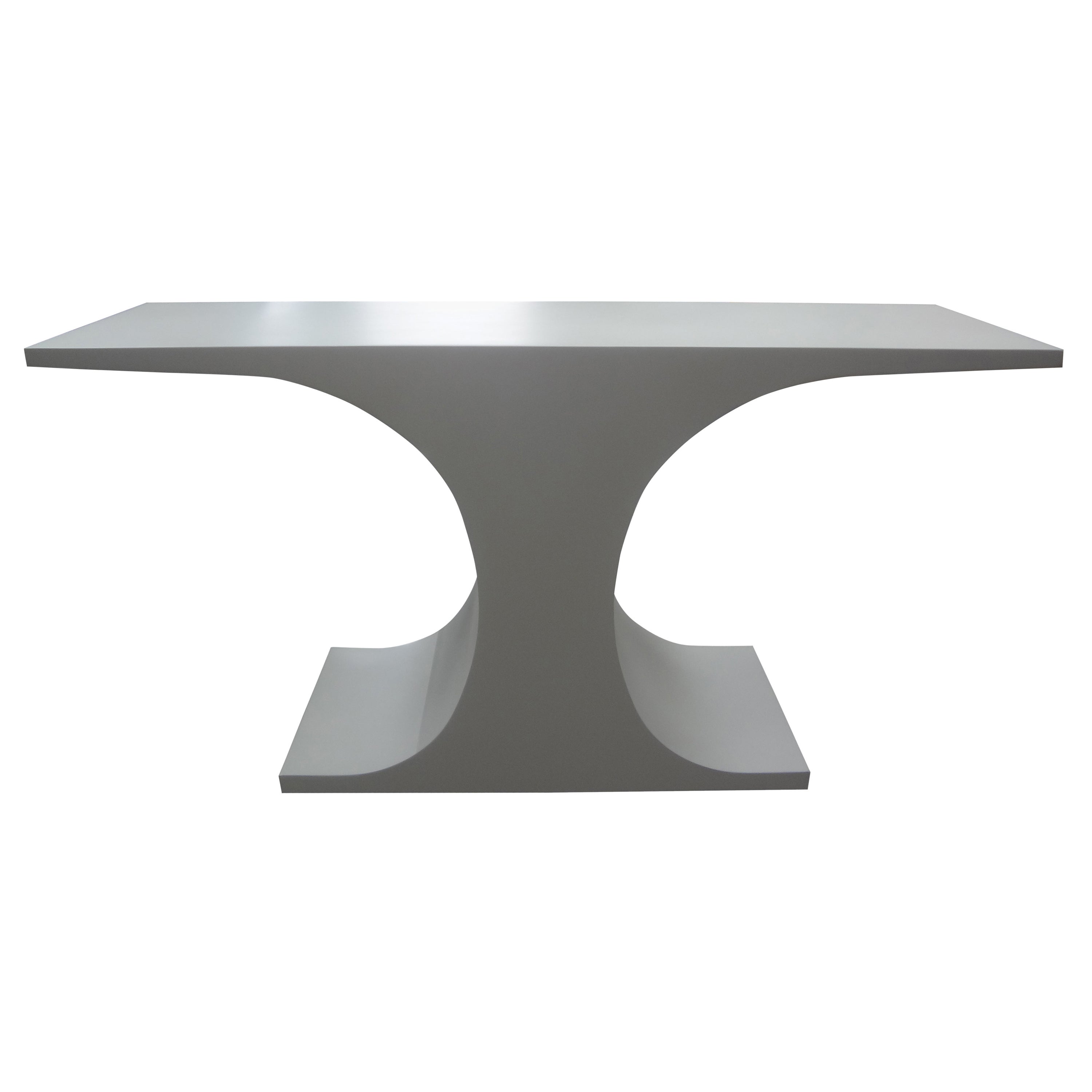 Postmodern Sculptural Console Table