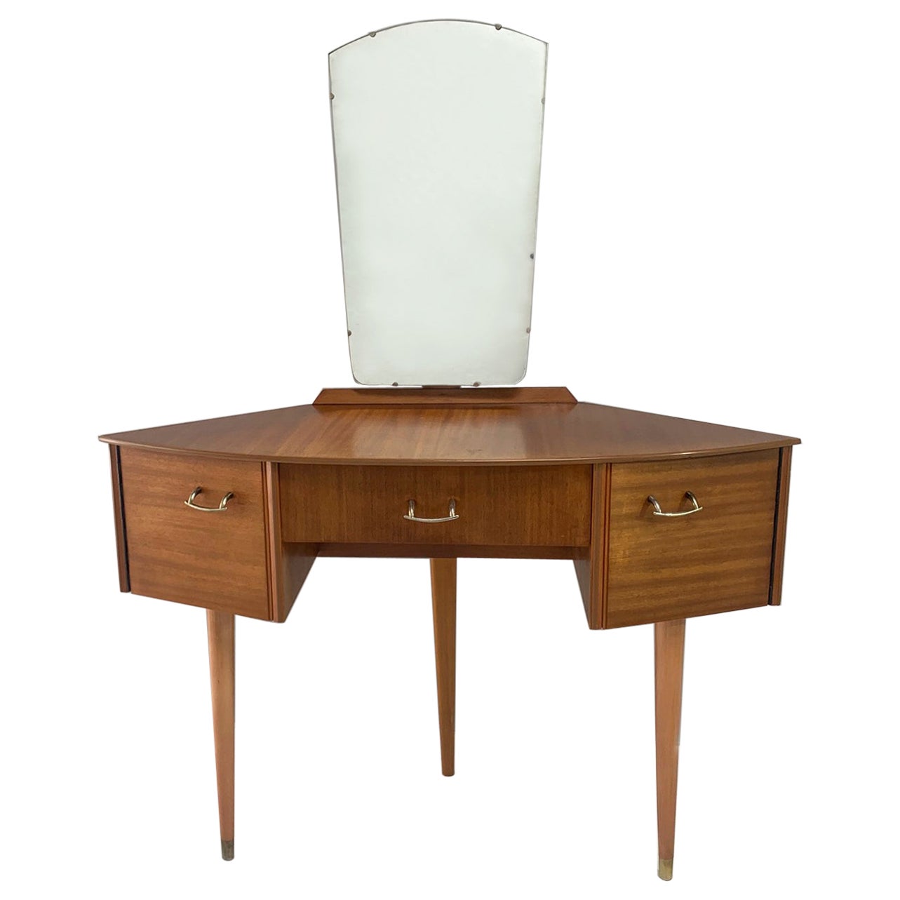1960’s Mid-Century Small Petite Dressing Table /Vanity by Avalon For Sale