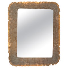 Retro Back-Lite Mirror with Resin Surround