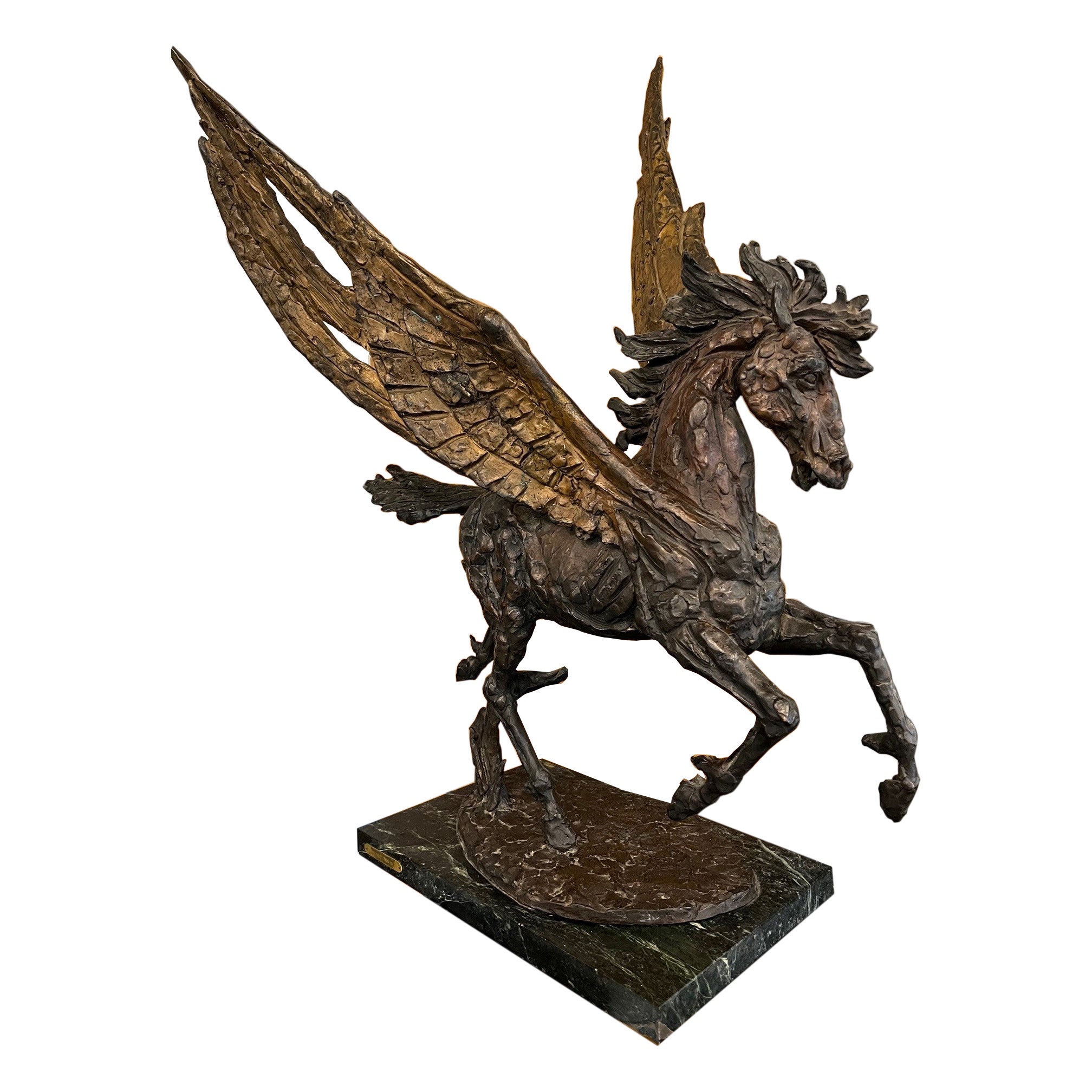 Bronze Pegasus Statue by Laszio Ispanky Numbered 2/25 Excalibur NY For Sale