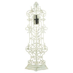 Early 20th Century French Art Nouveau Period Cast Iron Halltree with Five Hooks