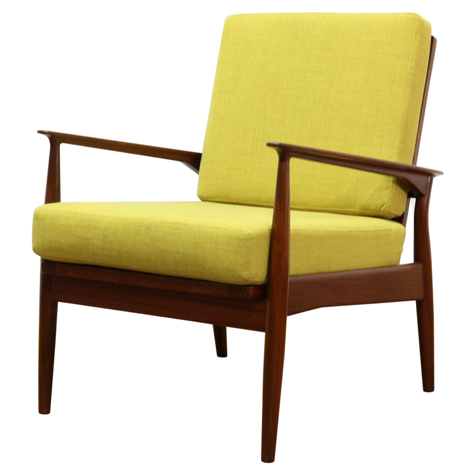 Mid-Century Modern George Stone Danish Style Lounge Chair For Sale
