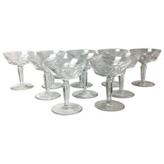 Set of 10 Waterford Sheila Cut Champagne or Tall Sherbet