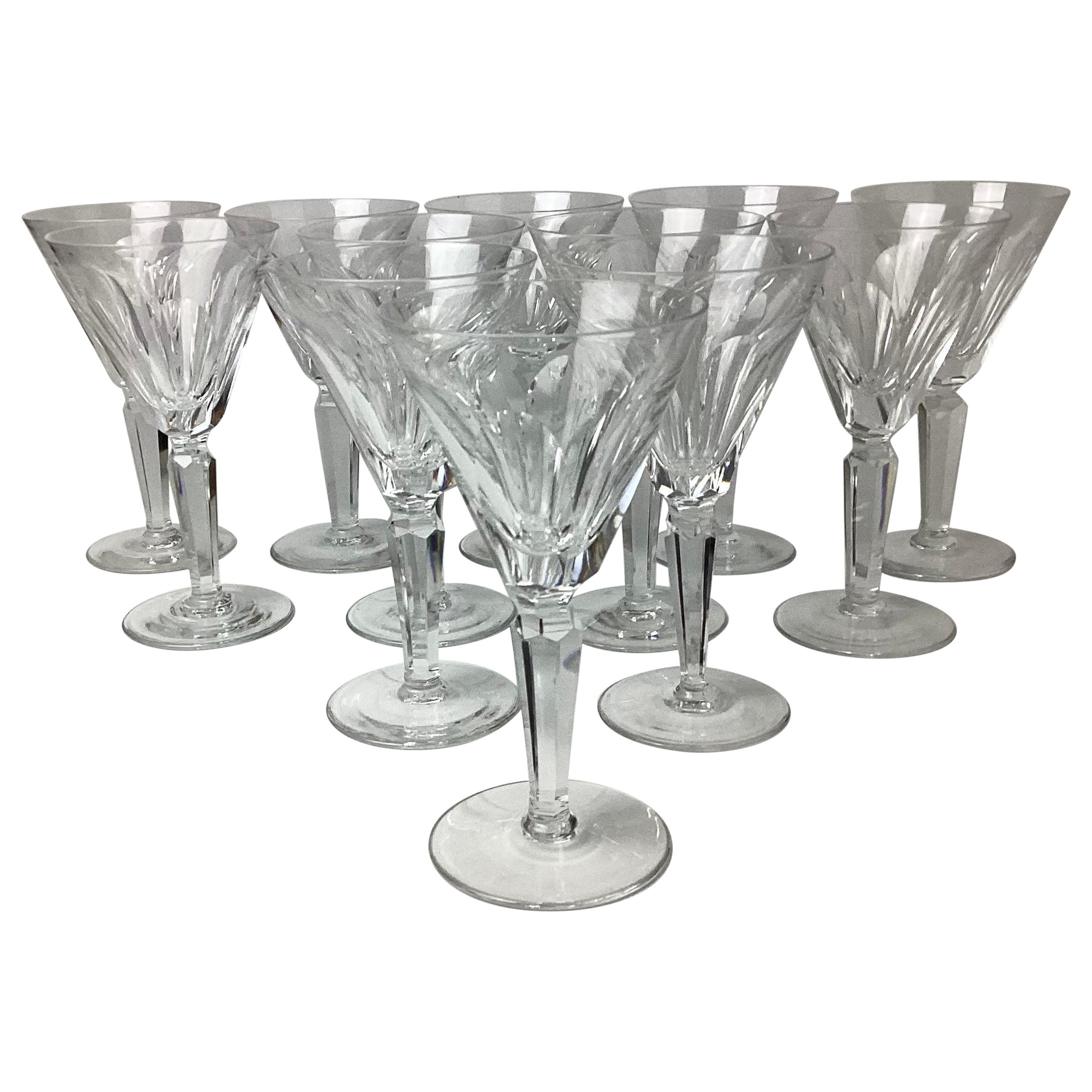 Set of 12 Waterford Sheila Cut Wine Glasses For Sale at 1stDibs | waterford  sheila pattern, waterford glasses for sale, crystal glasses for sale