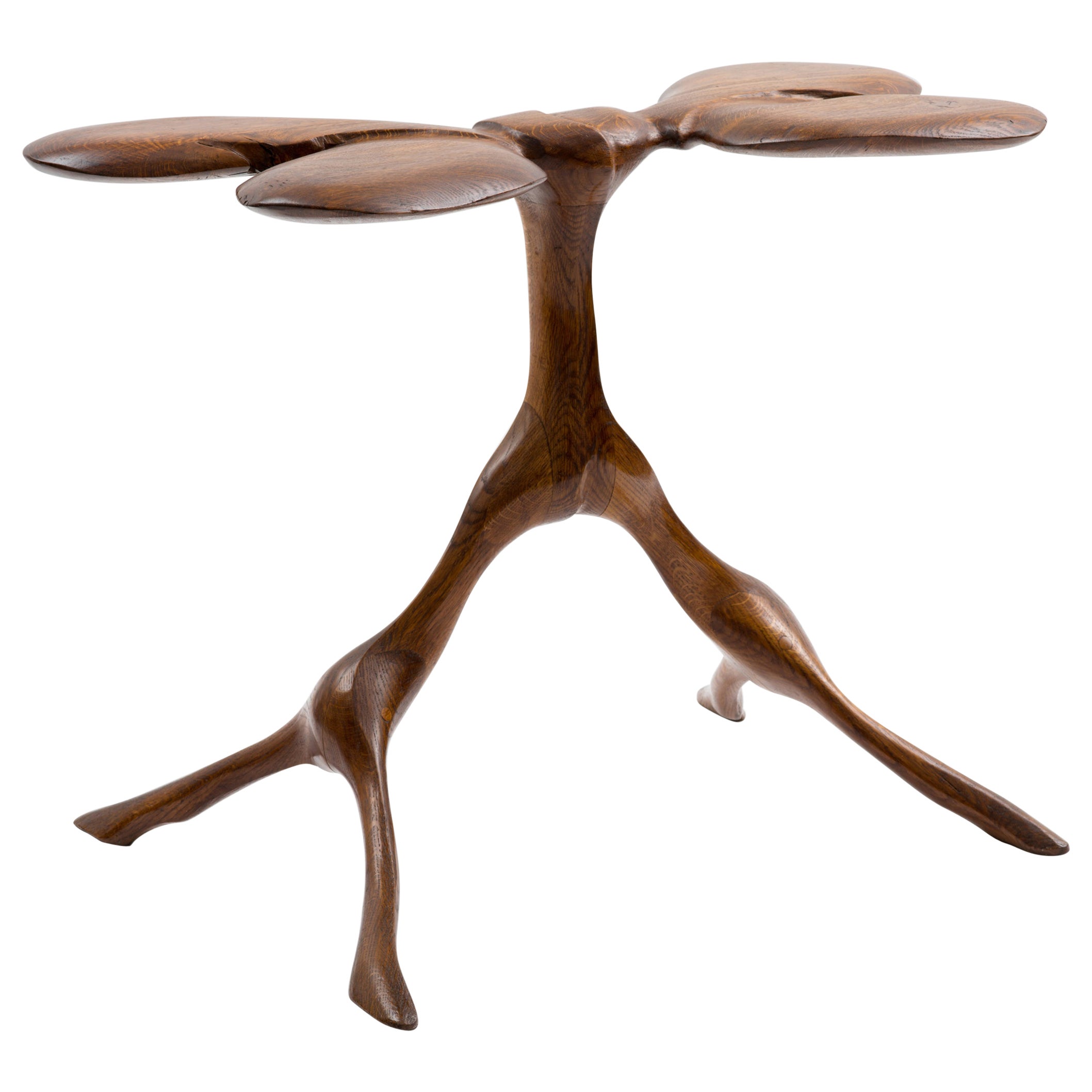 American Studio Movement Sculptural Dragonfly Table by Andrew J Willner, 1973 For Sale