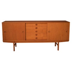 Moderne Sideboard-Anrichte aus Teakholz von Dux of Sweden aus der Jahrhundertmitte