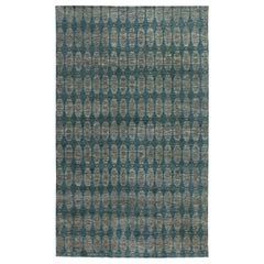 Contemporary Aegean Green Handmade Wool Rug by Doris Leslie Blau
