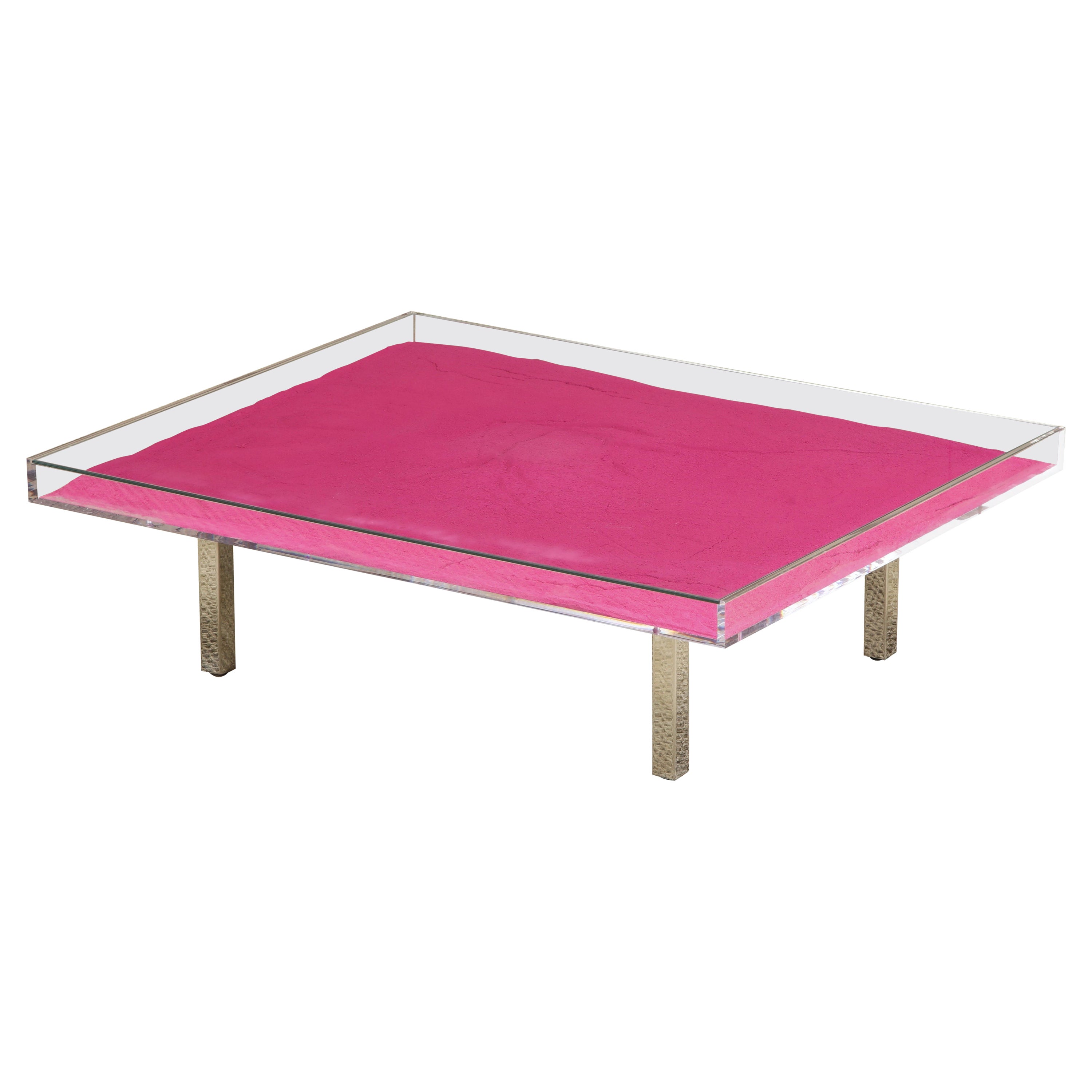 Yves Klein 'Monopink' Rose Pigment Cocktail Table, 1961 / 1963 France, Signed