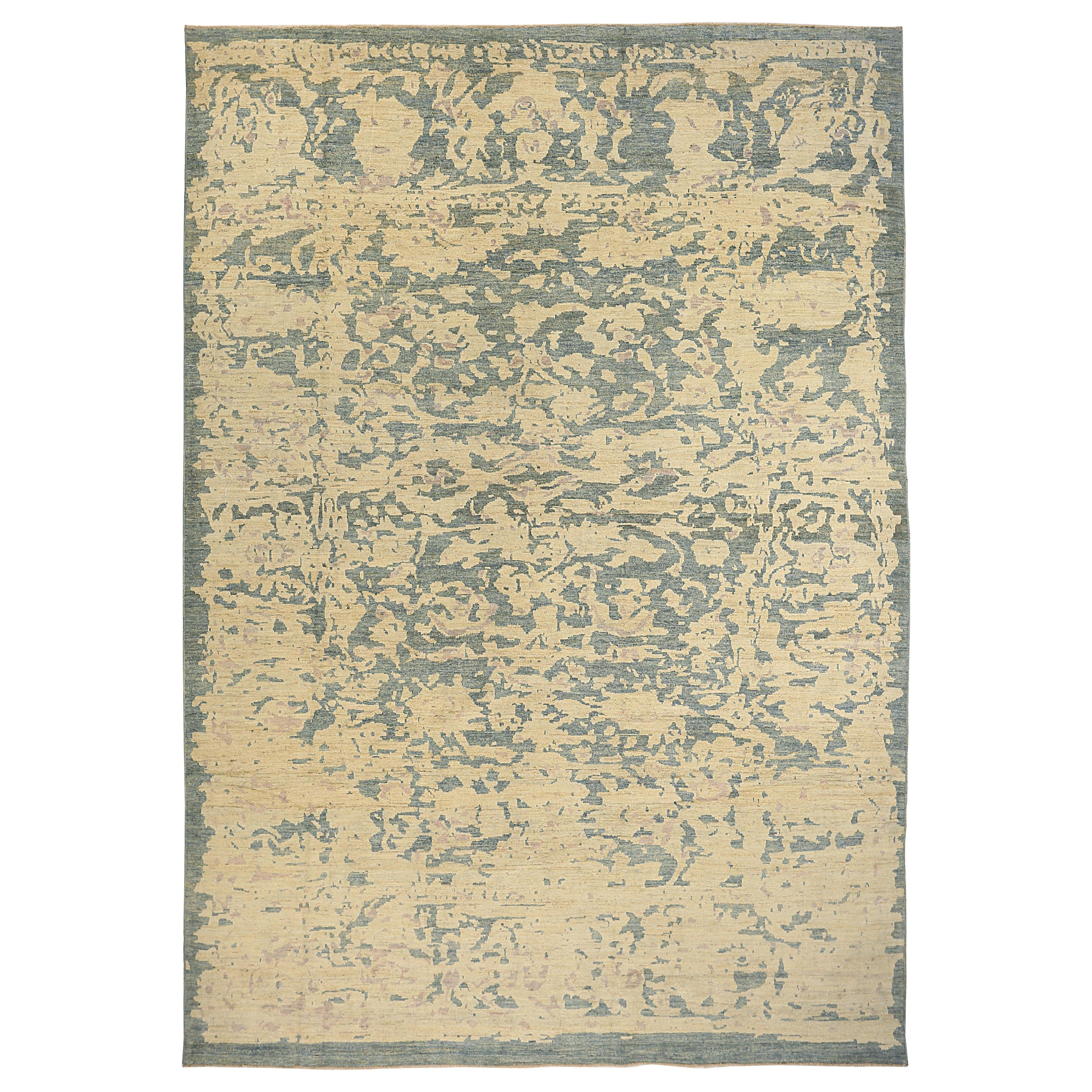 Hand Knotted Turkish Area Rug Sultanabad Design