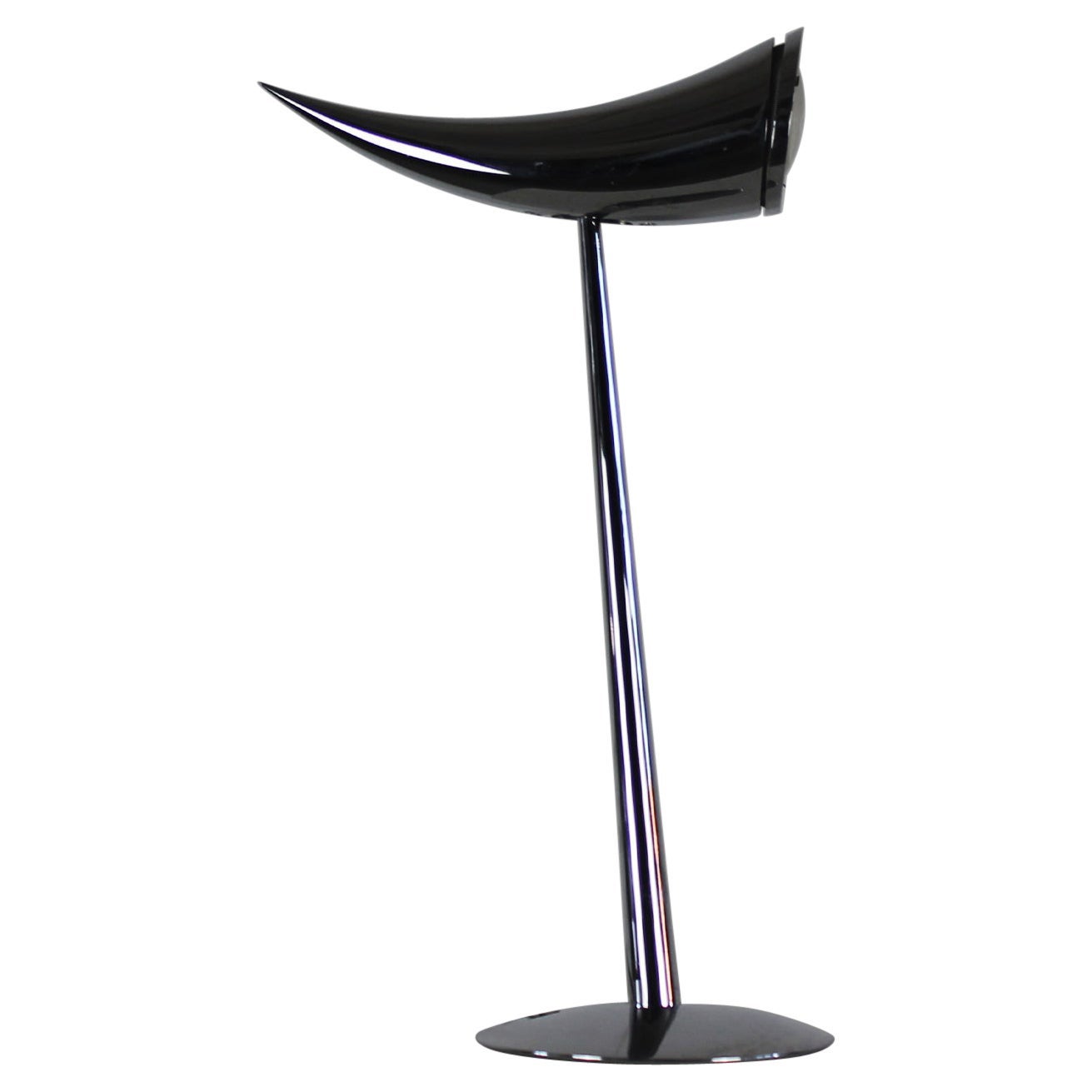 Philippe Starck Ara Table Lamp in Polished Chromed Metal by Flos 1988 For Sale