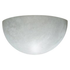Albaster Wall Sconce White Color Minimalist Moon