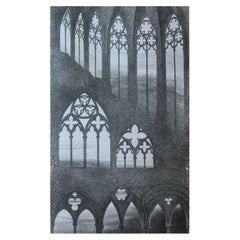 Original Antique Architectural Print by John Ruskin, circa 1880
