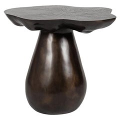 Emma Donnersberg, "Organika," Large Bronze Mushroom Side Table, France, 2017