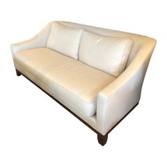 Smashing off White Upholstered Sofa by Baker