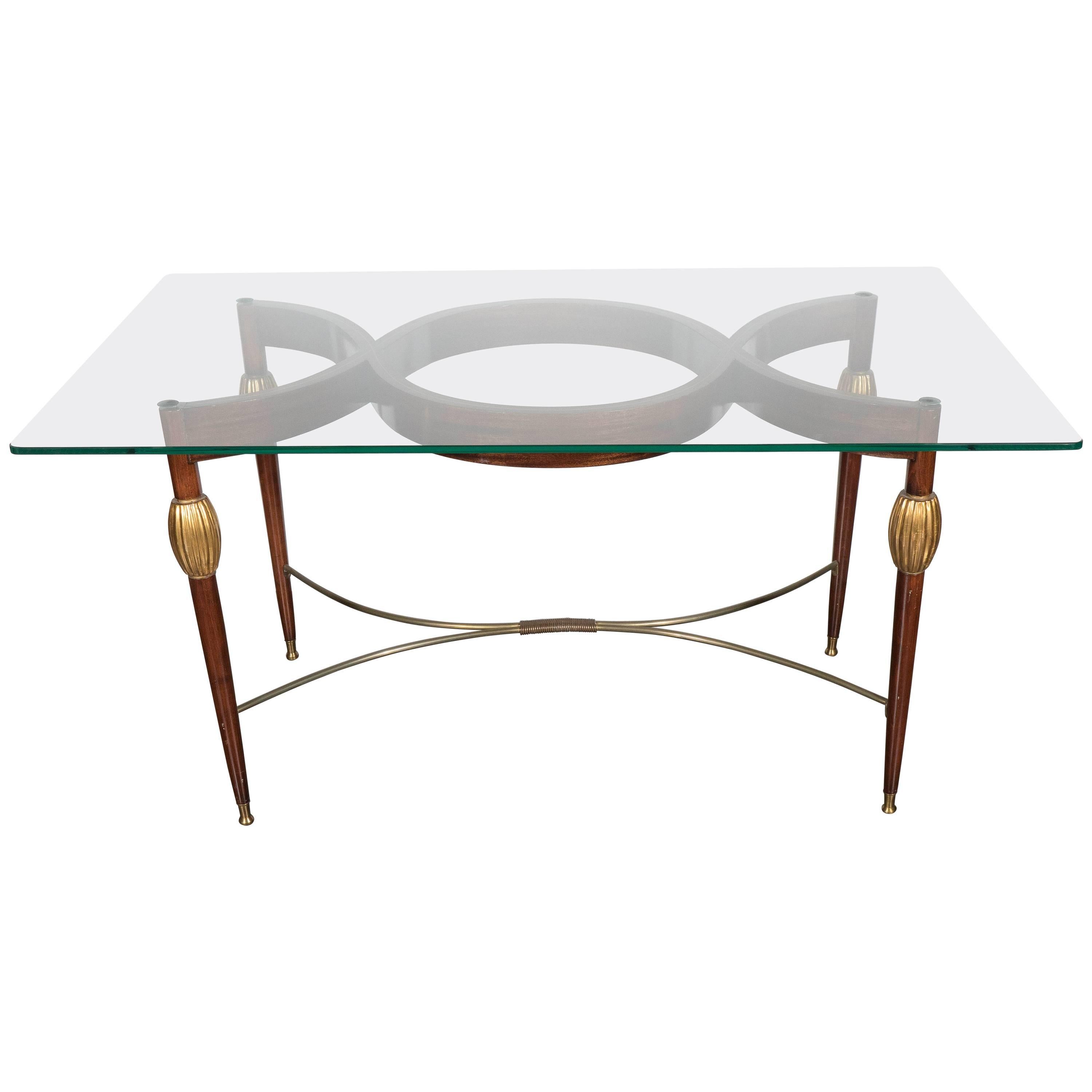Mid-Century Modern Italian Cocktail Table in the Style of Gio Ponti, circa 1945