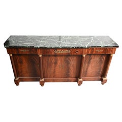 French Empire Chiffonier Breakfront Sideboard 2 Metres