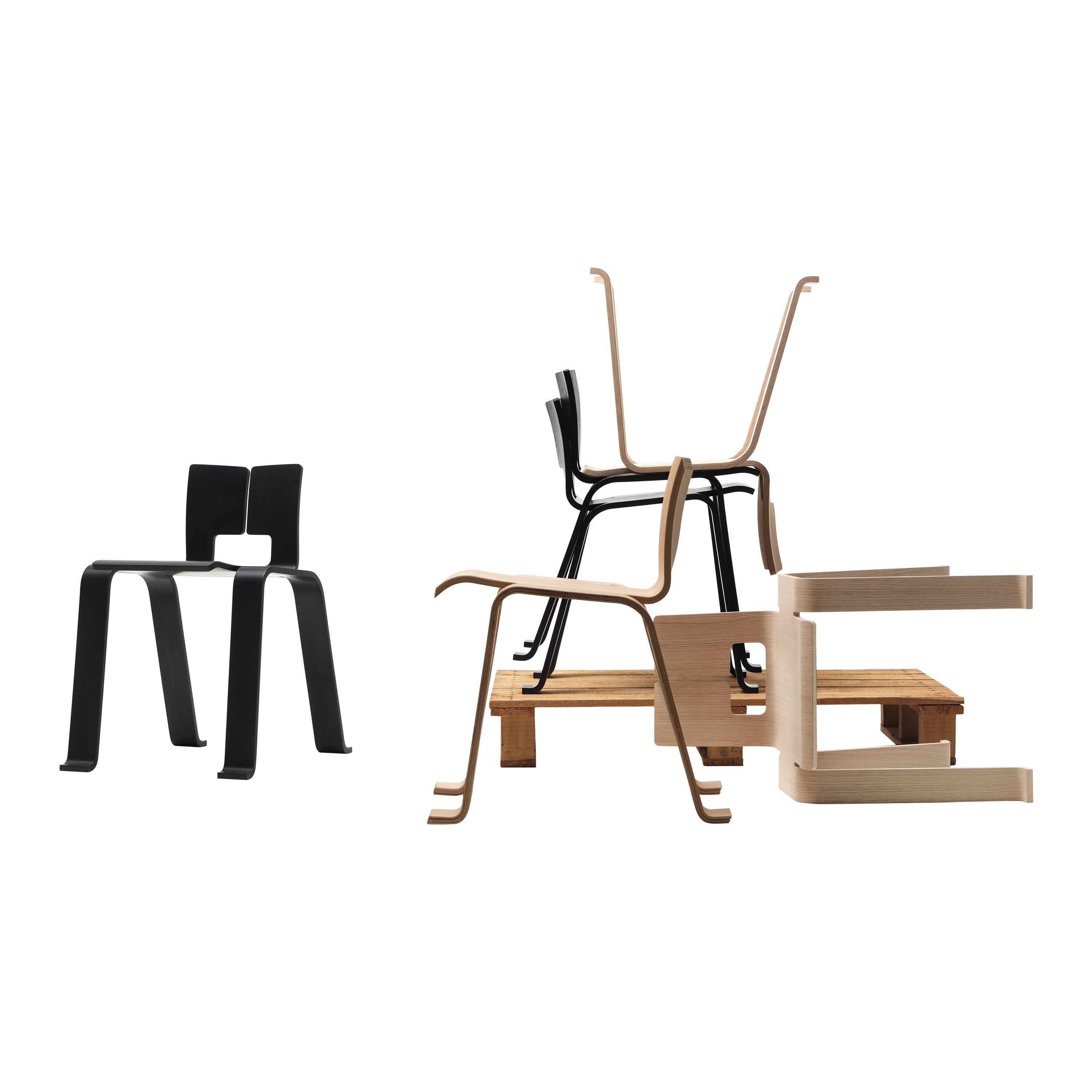 Charlotte Perriand Ombra Tokyo Oak Chair for Cassina, Italy, new For Sale