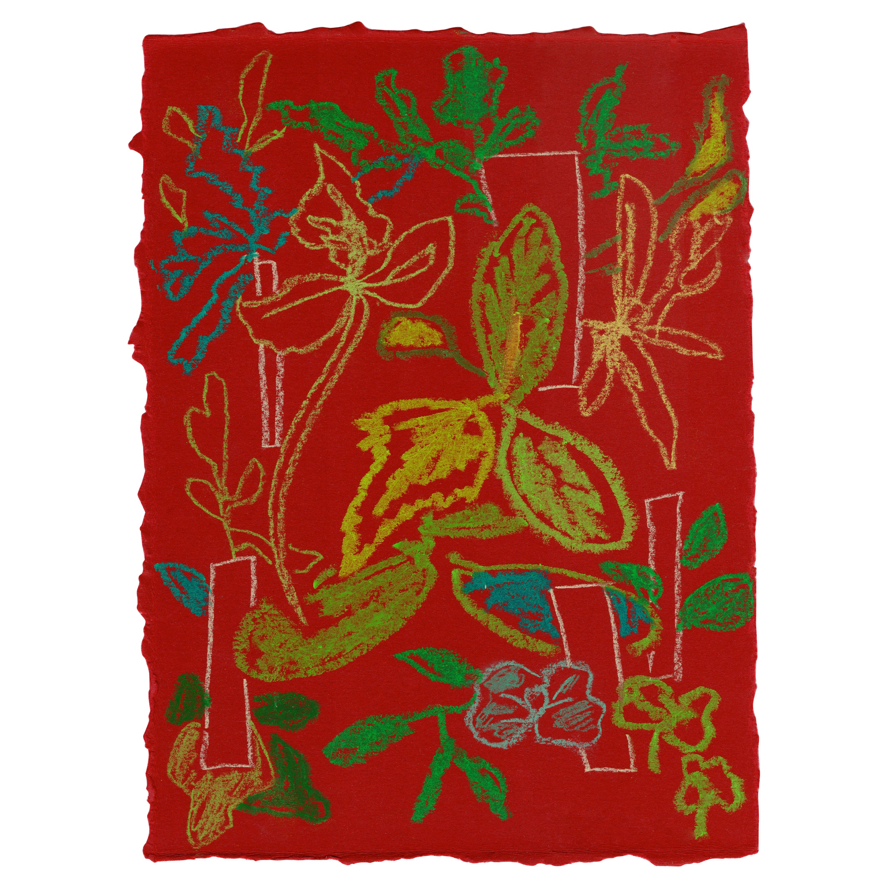 Moooi Small Sprouts Scarlet Rug in Soft Yarn Polyamide by Kiki van Eijk