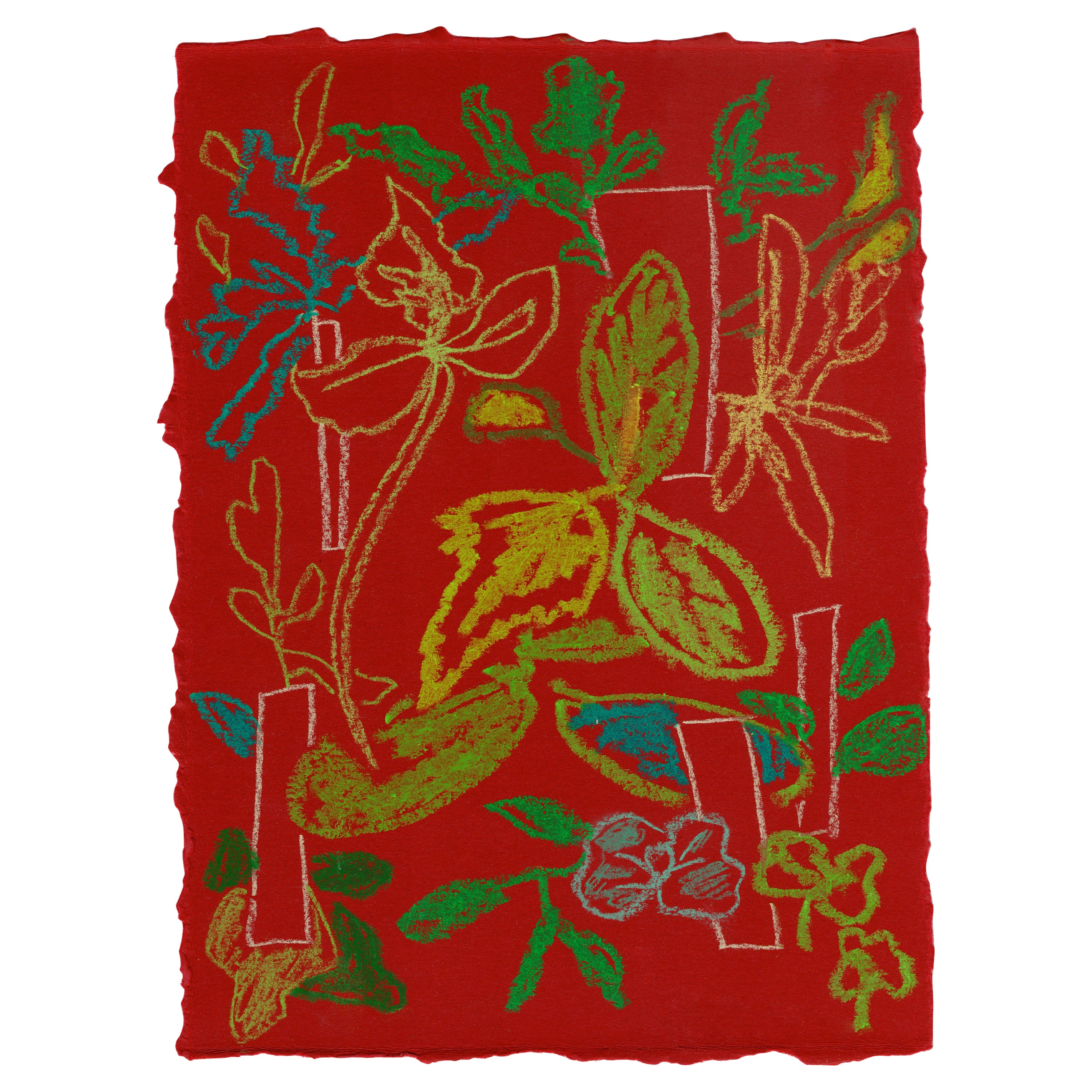 Moooi Large Sprouts Scarlet Rug in Soft Yarn Polyamide by Kiki van Eijk For Sale