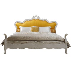 Parisienne Bed, Hand Carved Louis XV Style Made by La Maison London