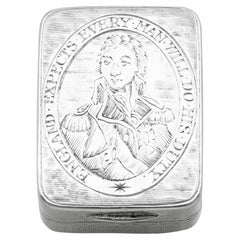 Vinaigrette antica in argento sterling