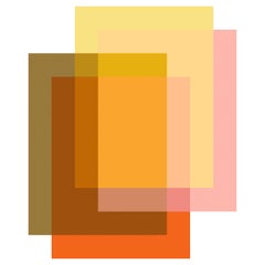 Moooi - Polyamide mélangée de 4 couleurs orange bonbon à poil bas en polyamide par Studio Rens