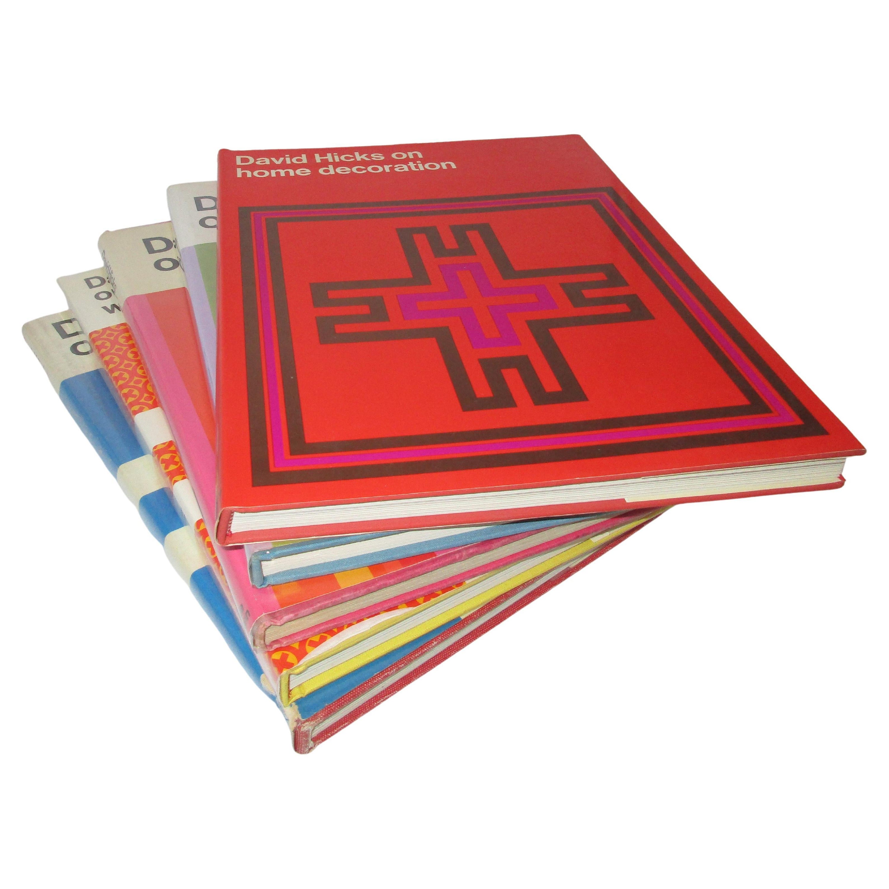 Ensemble de cinq livres de David Hicks sur le design