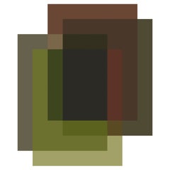 Petit Moooi vert argile mélangé 4 couleurs en laine avec ourlet aveugle de Studio Rens