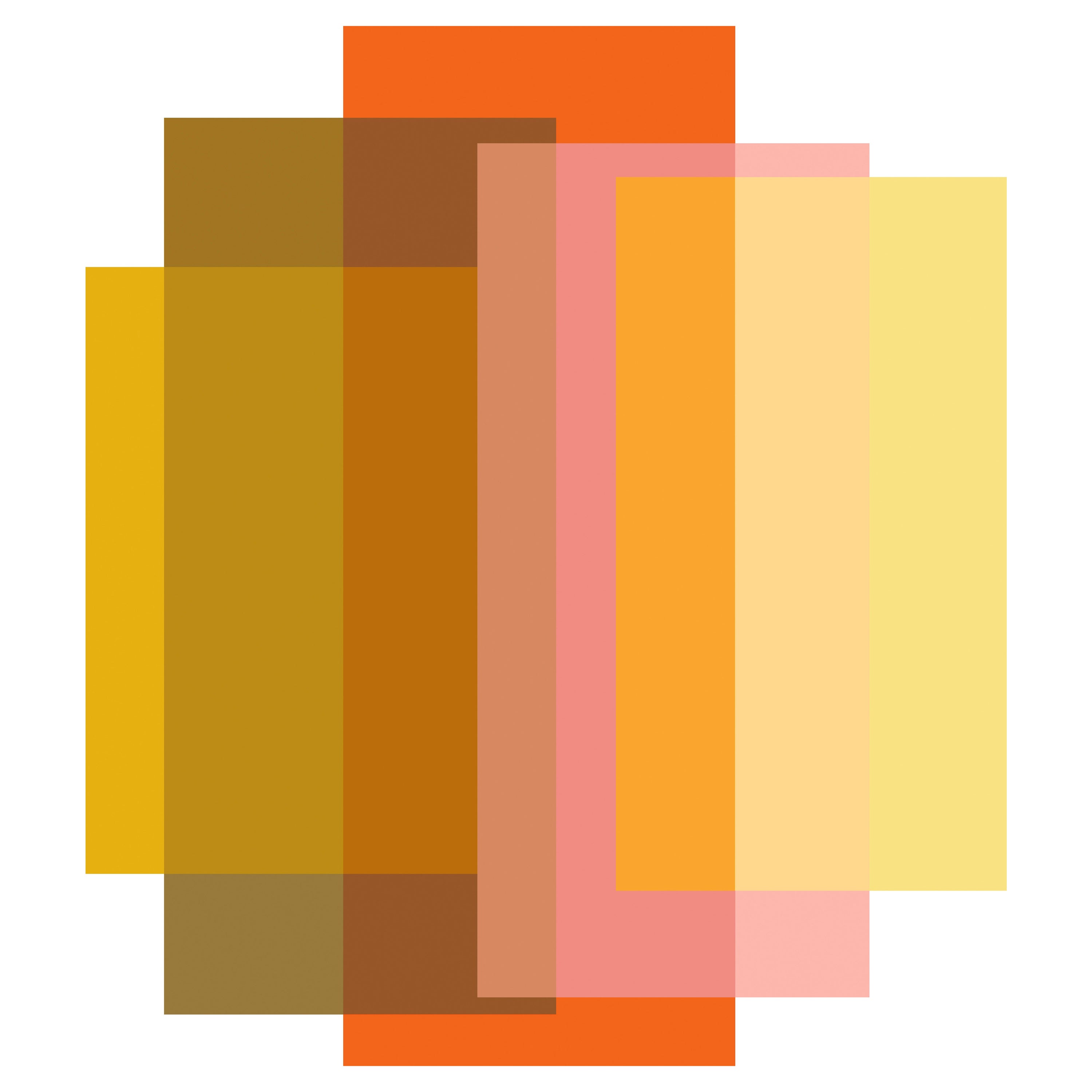 Moooi - Polyamide mélangée de 5 couleurs orange bonbon en fil souple par Studio Rens