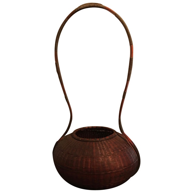 Japanese Ikebana Basket For Sale at 1stDibs