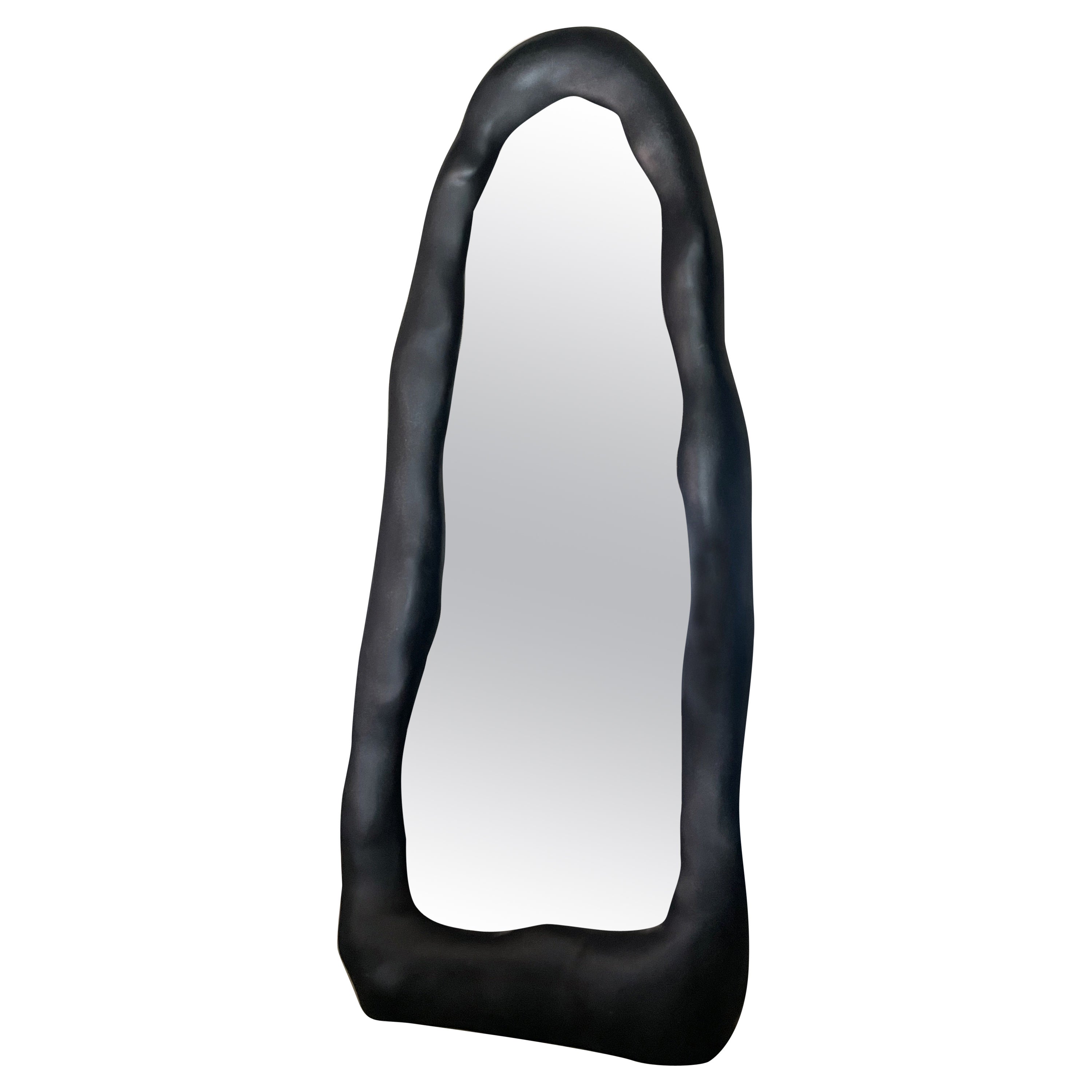 Black Knead Mirror by Karstudio