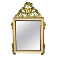 Vintage French Victorian Neoclassical Style Bird Wall Mirror with Arrows