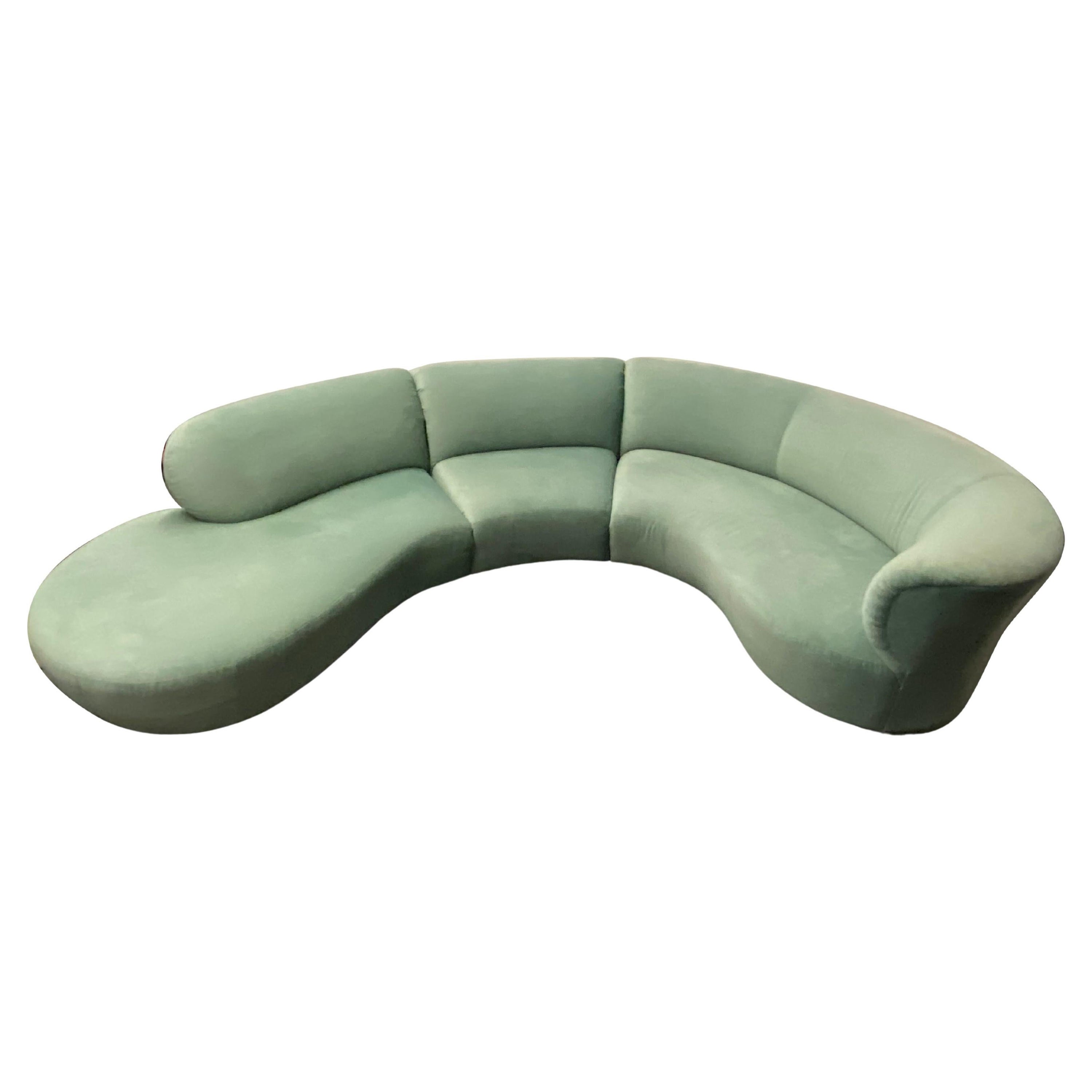 Signed Weiman Sectional Cloud Sofa